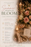 Summer in Bloom | Floral Design Workshop
